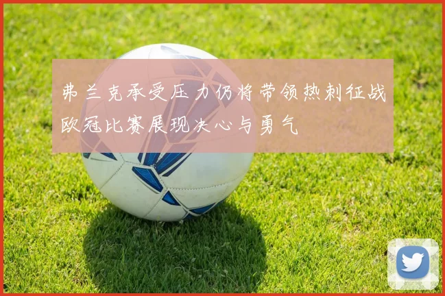 弗兰克承受压力仍将带领热刺征战欧冠比赛展现决心与勇气